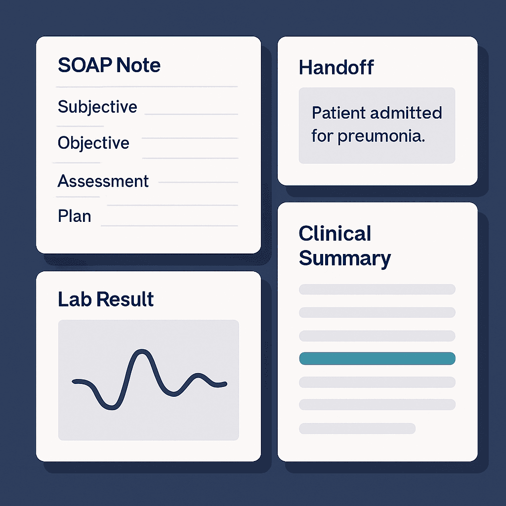 A veterinarian reviewing a form and a medical image beside a colleague in a clinic room.
